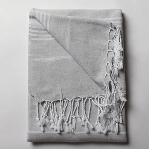 Turkish Towel in Light Gray NWOT